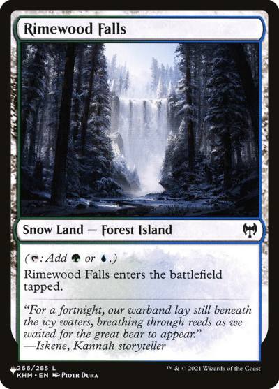 Rimewood Falls PLST-KHM-266 The List Magic card