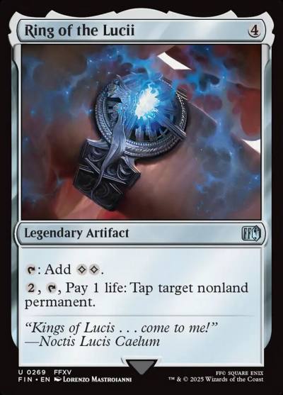 Ring of the Lucii FIN-269 Final Fantasy Magic card