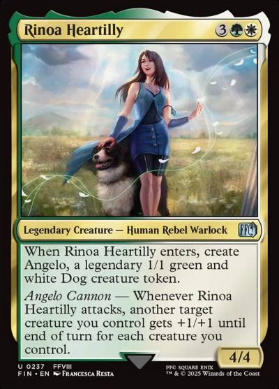 Rinoa Heartilly FIN-237 Final Fantasy Magic card