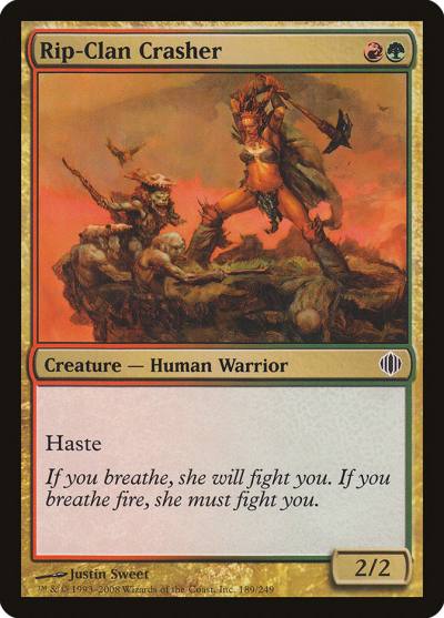Rip-Clan Crasher ALA-189 Shards of Alara Magic card