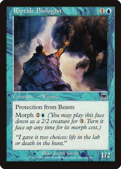 Riptide Biologist 106 Onslaught Magic card