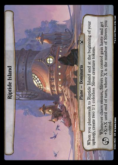 Riptide Island MOC-64 March of the Machine Commander Magic card