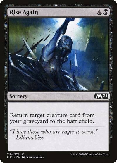 Rise Again M21-119 Core Set 2021 Magic card