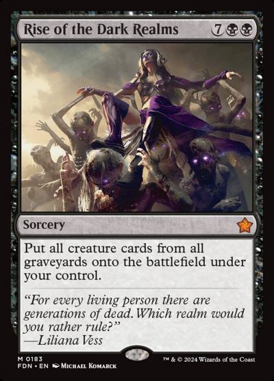 Rise of the Dark Realms FDN-183 Foundations Magic card