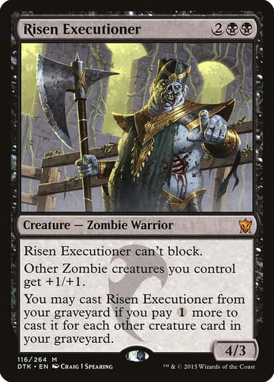 Risen Executioner 116 Dragons of Tarkir Magic card