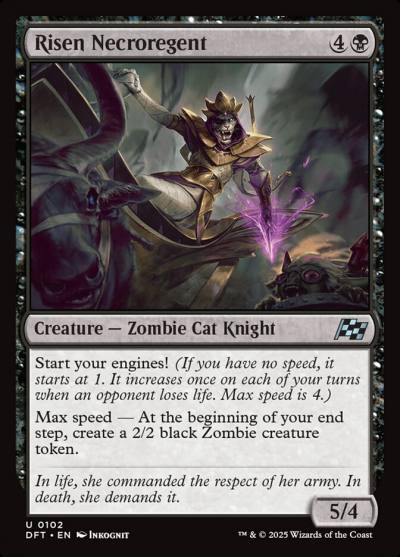 Risen Necroregent DFT-102 Aetherdrift Magic card