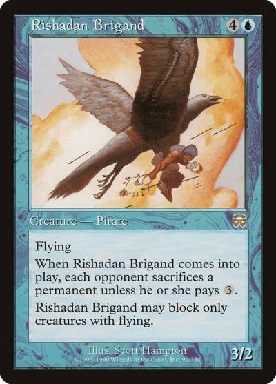 Rishadan Brigand MMQ-92 Mercadian Masques Magic card