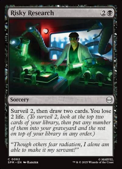 Risky Research SPM-62 Marvel's Spider-Man Magic card