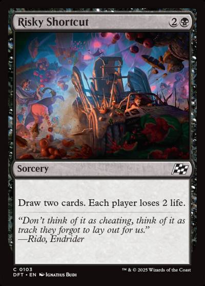Risky Shortcut DFT-103 Aetherdrift Magic card