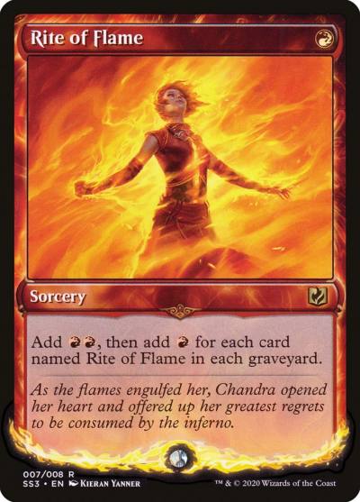 Rite of Flame SS3-7 Signature Spellbook: Chandra Magic card