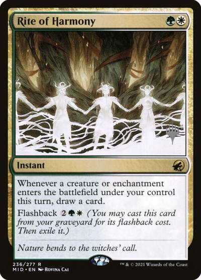 Rite of Harmony PMID-236P Innistrad: Midnight Hunt Promos Magic card