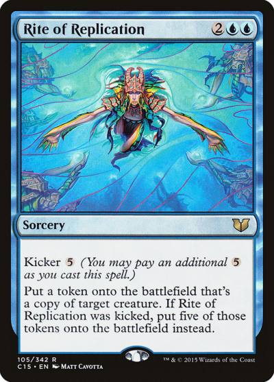 Rite of Replication C15-105 Commander 2015 Magic card