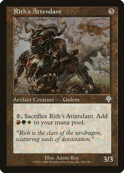Rith's Attendant 310 Invasion Magic card