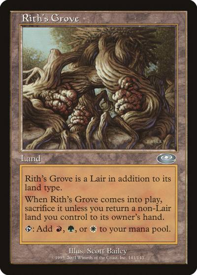 Rith's Grove PLS-141 Planeshift Magic card
