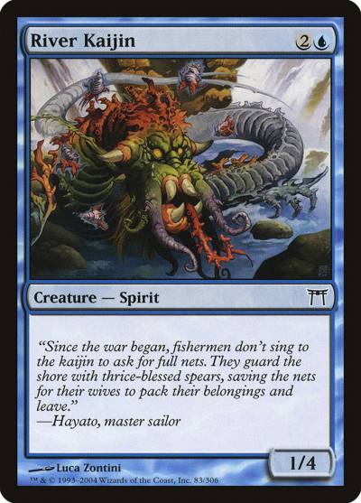 River Kaijin 83 Champions of Kamigawa Magic card