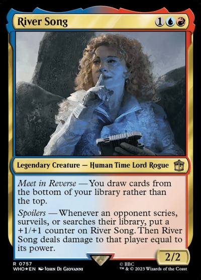 River Song WHO-757 Doctor Who Magic card