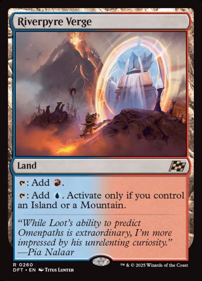 Riverpyre Verge DFT-260 Aetherdrift Magic card