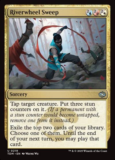 Riverwheel Sweep TDM-219 Tarkir: Dragonstorm Magic card