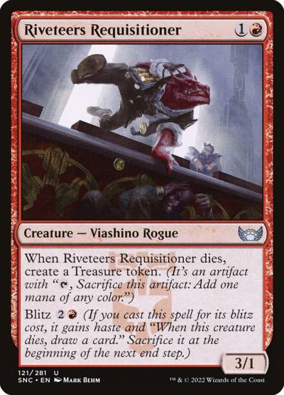 Riveteers Requisitioner SNC-121 Streets of New Capenna Magic card