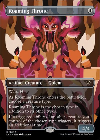 Roaming Throne LCI-344 The Lost Caverns of Ixalan Magic card