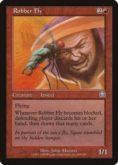 Robber Fly 209 Mercadian Masques Magic card