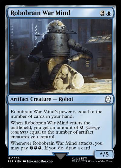 Robobrain War Mind PIP-566 Fallout Magic card