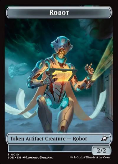 Robot TEOE-10 Edge of Eternities Tokens Magic card