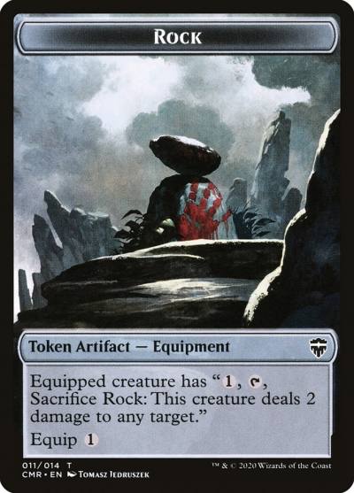 Rock TCMR-11 Commander Legends Tokens Magic card