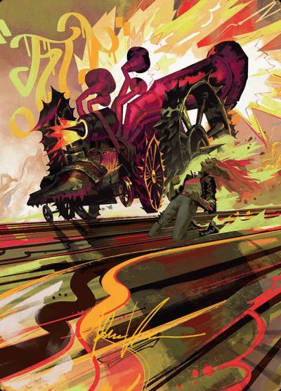 Rocketeer Boostbuggy // Rocketeer Boostbuggy ADFT-49 Aetherdrift Art Series Magic card