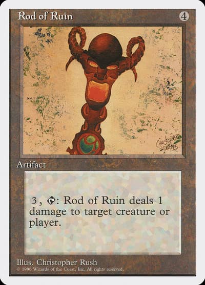 Rod of Ruin ITP-52 Introductory Two-Player Set Magic card