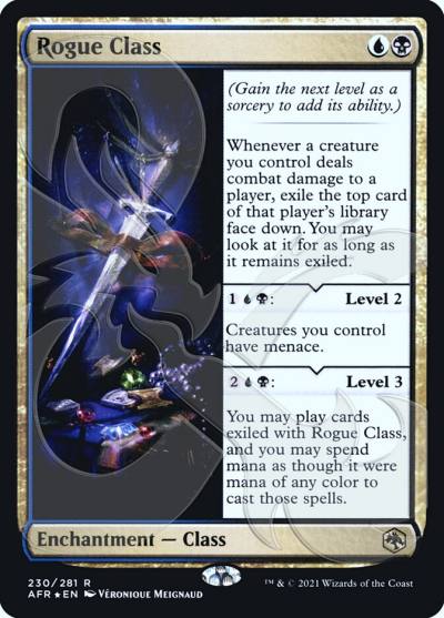 Rogue Class PAFR-230A Adventures in the Forgotten Realms Promos Magic card