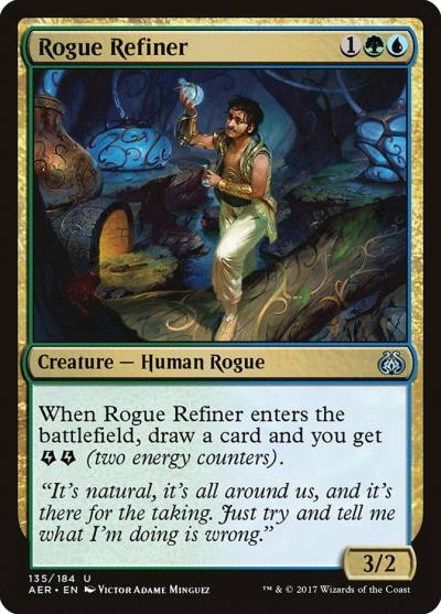 Rogue Refiner AER-135 Aether Revolt Magic card