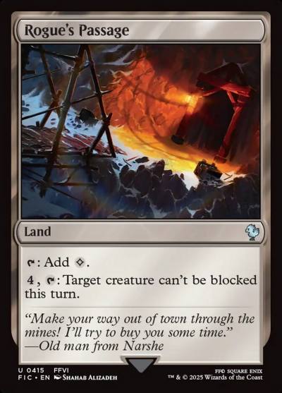 Rogue's Passage FIC-415 Final Fantasy Commander Magic card