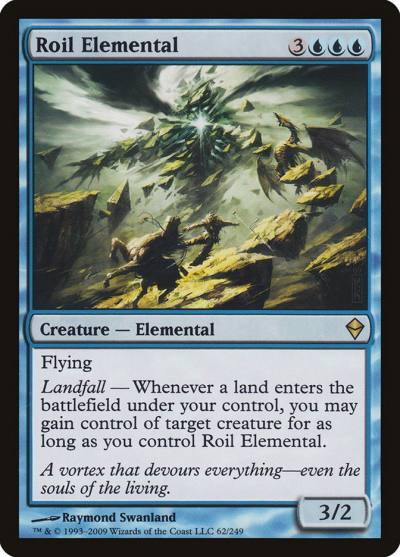 Roil Elemental ZEN-62 Zendikar Magic card