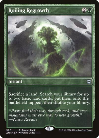 Roiling Regrowth ZNR-390 Zendikar Rising Magic card