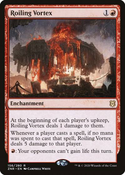 Roiling Vortex PZNR-156P Zendikar Rising Promos Magic card