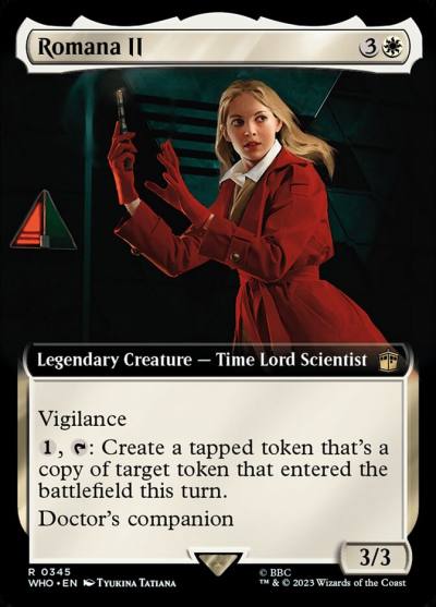 Romana II WHO-345 Doctor Who Magic card