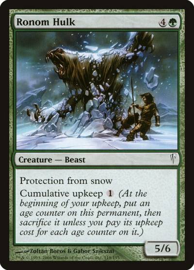 Ronom Hulk 119 Coldsnap Magic card