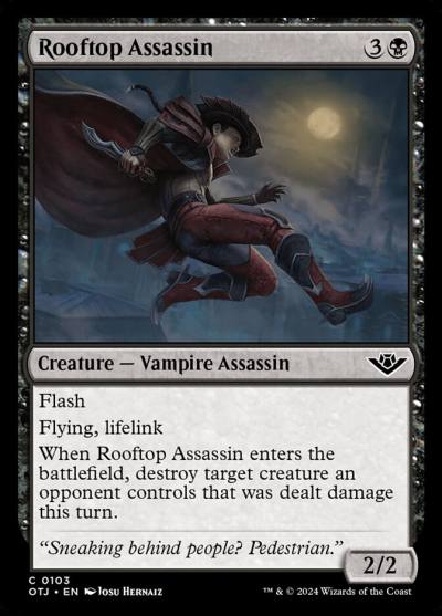 Rooftop Assassin 103 Outlaws of Thunder Junction Magic card