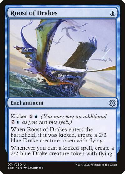 Roost of Drakes ZNR-74 Zendikar Rising Magic card