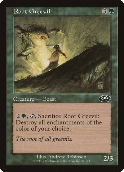 Root Greevil 91 Planeshift Magic card