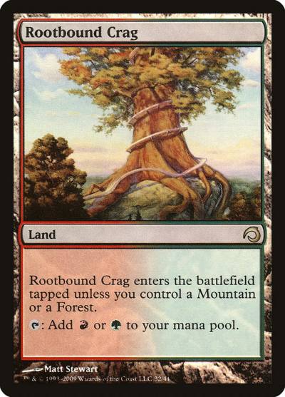 Rootbound Crag H09-32 Premium Deck Series: Slivers Magic card