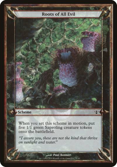 Roots of All Evil OARC-37STAR Archenemy Schemes Magic card