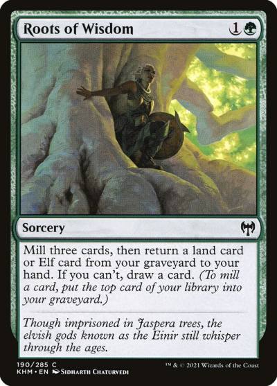 Roots of Wisdom KHM-190 Kaldheim Magic card