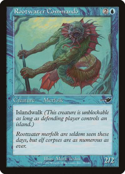 Rootwater Commando NEM-39 Nemesis Magic card