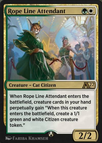 Rope Line Attendant YSNC-27 Alchemy: New Capenna Magic card
