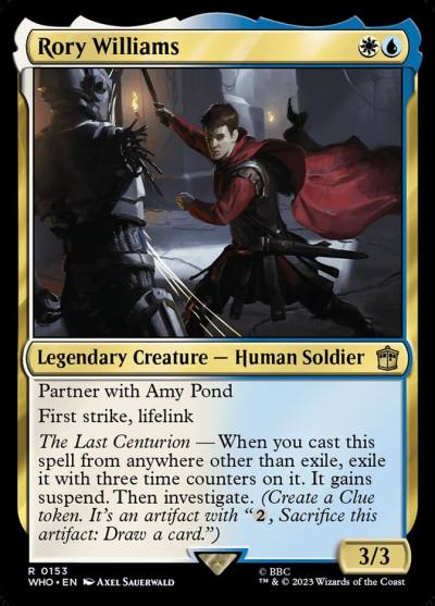 Rory Williams WHO-153 Doctor Who Magic card