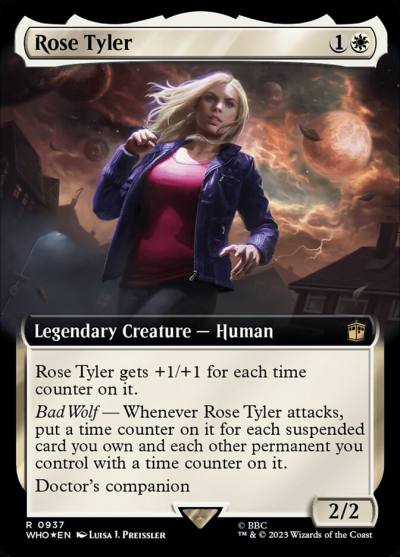 Rose Tyler WHO-937 Doctor Who Magic card