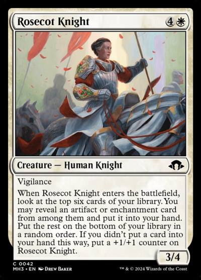 Rosecot Knight MH3-42 Modern Horizons 3 Magic card
