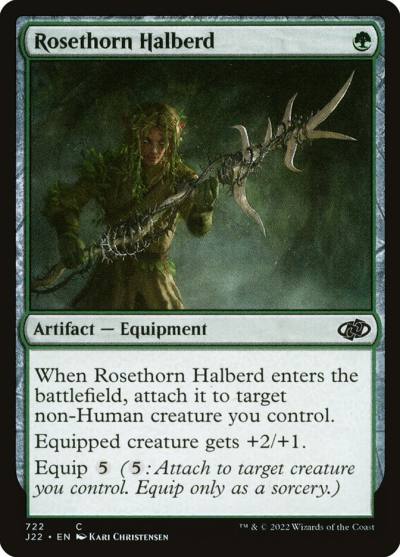 Rosethorn Halberd J22-722 Jumpstart 2022 Magic card